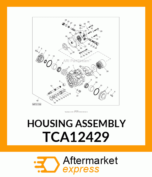 HOUSING ASSEMBLY TCA12429