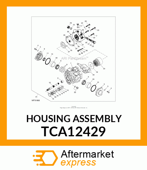 HOUSING ASSEMBLY TCA12429