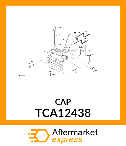 FILLER CAP TCA12438