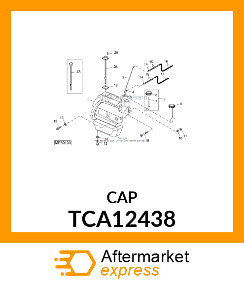 FILLER CAP TCA12438