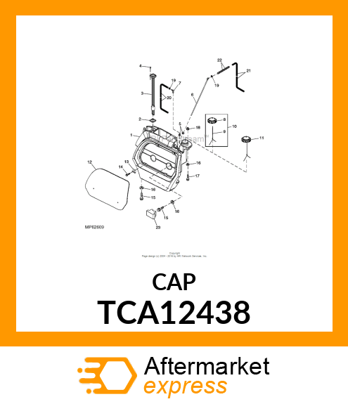 FILLER CAP TCA12438