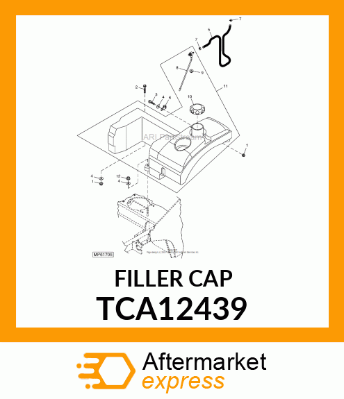 FILLER CAP TCA12439