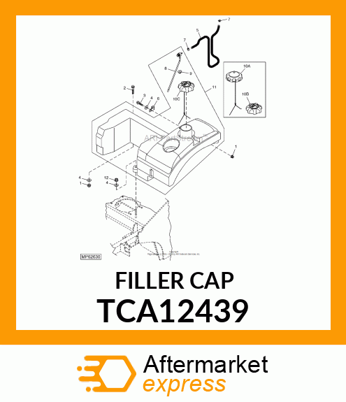 FILLER CAP TCA12439