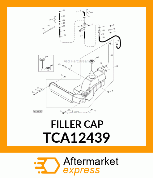 FILLER CAP TCA12439