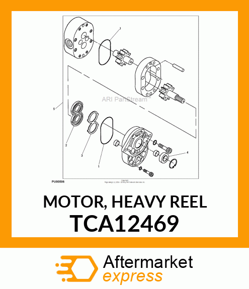 MOTOR, HEAVY REEL TCA12469