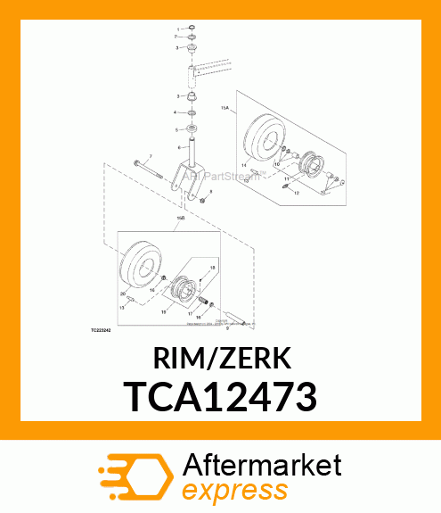 WHEEL WELDED TCA12473