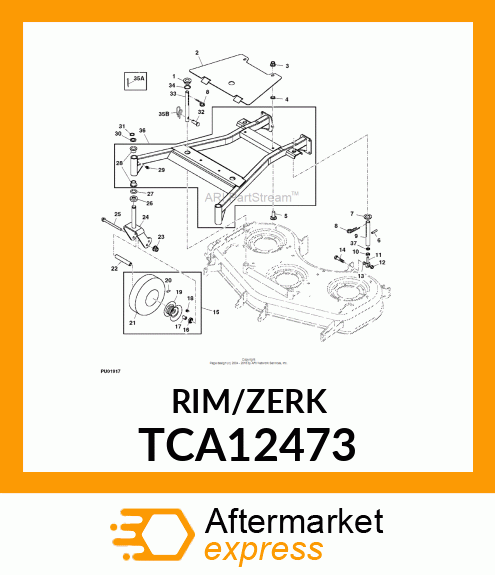 WHEEL WELDED TCA12473