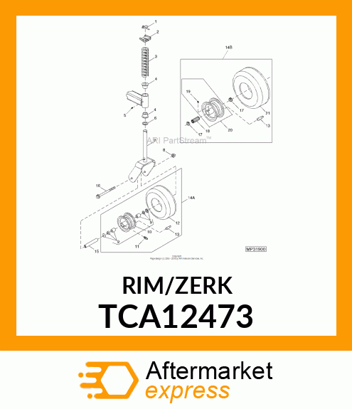 WHEEL WELDED TCA12473