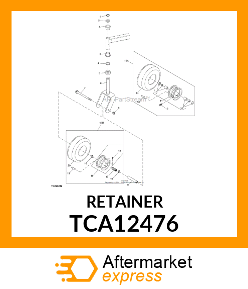 BUSHING, WHEEL END TCA12476