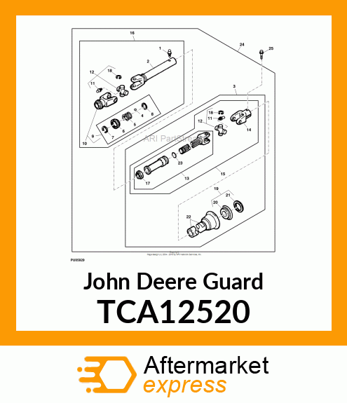 GUARD, OUTER TCA12520