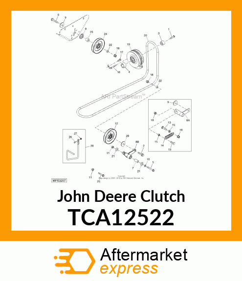 CLUTCH, PTO MAGNETIC ("MZII") # TCA12522