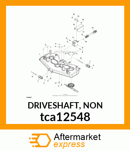 DRIVESHAFT, NON tca12548