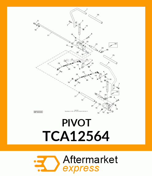 PIVOT, CONTROL PLATED TCA12564