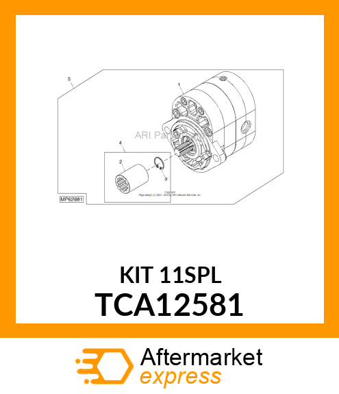 COUPLING, INTERNAL SPLINE ASSY TCA12581