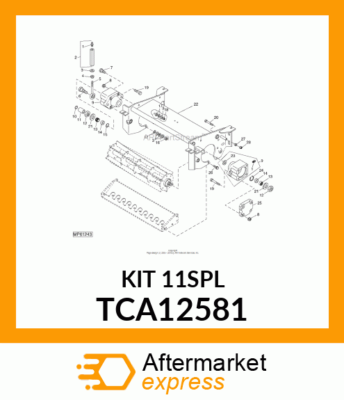 COUPLING, INTERNAL SPLINE ASSY TCA12581