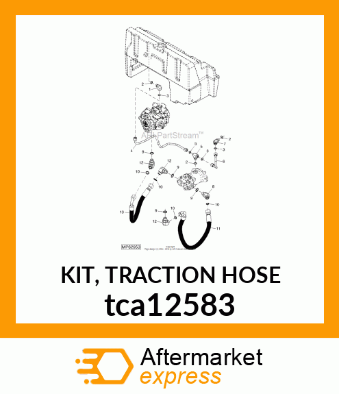 KIT, TRACTION HOSE tca12583