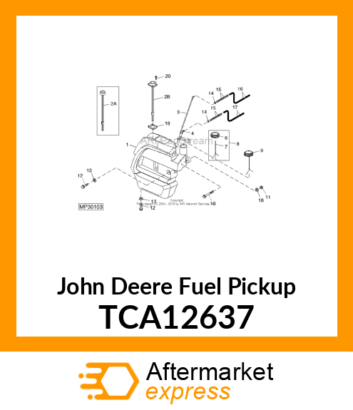 PICKUP, FUEL TCA12637