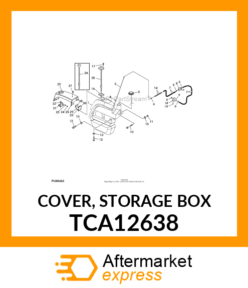 COVER, STORAGE BOX TCA12638