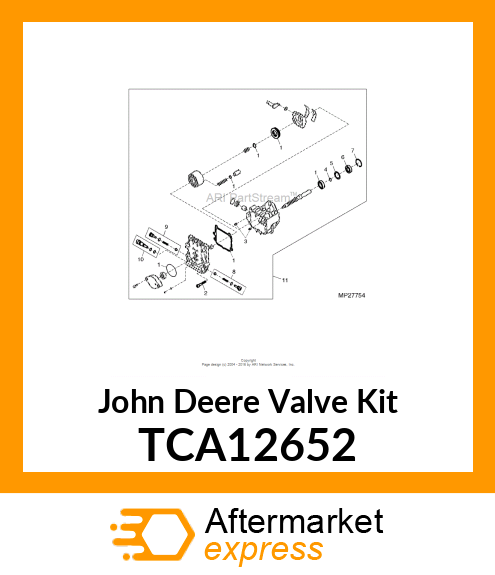 KIT, BYPASS VALVE TCA12652