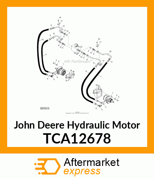 MOTOR, HYD. WHEEL TCA12678