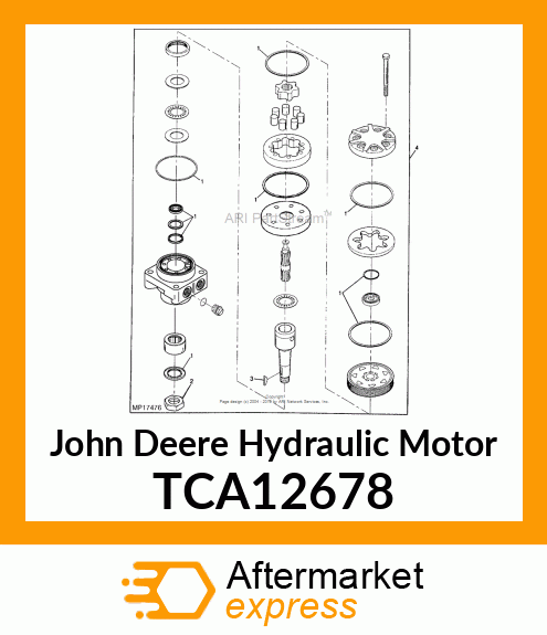 MOTOR, HYD. WHEEL TCA12678