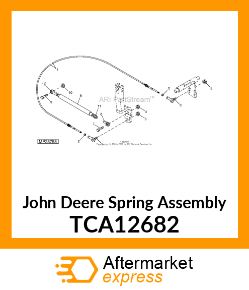 ASSEMBLY, SPRING TENSION TCA12682