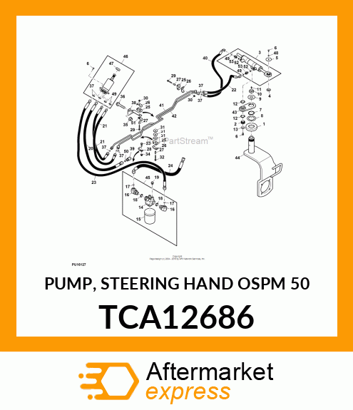 PUMP, STEERING HAND (OSPM 50) TCA12686