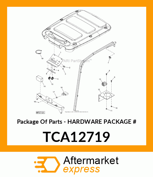 Package Of Parts - HARDWARE PACKAGE # TCA12719