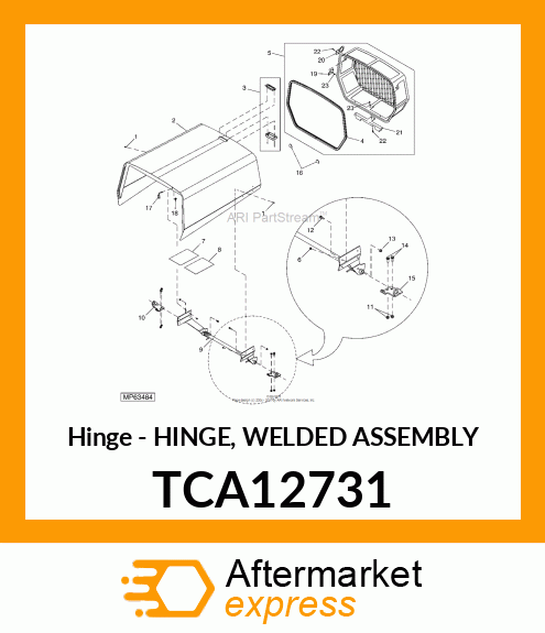 Hinge TCA12731