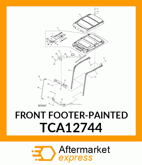 FRONT FOOTER TCA12744