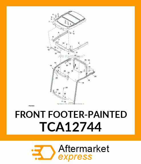 FRONT FOOTER TCA12744