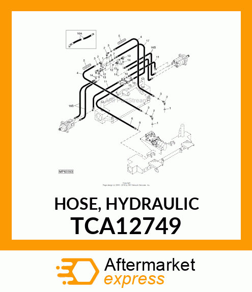 HOSE, HYDRAULIC TCA12749