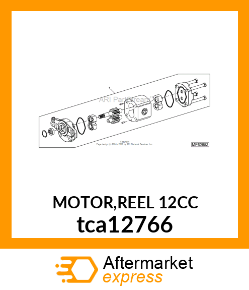 MOTOR,REEL 12CC tca12766