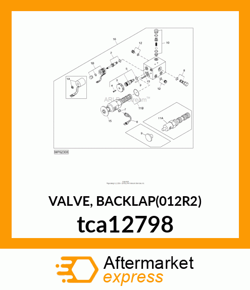 VALVE, BACKLAP(012R2) tca12798