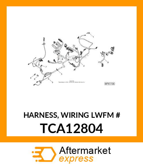 HARNESS, WIRING (LWFM) # TCA12804