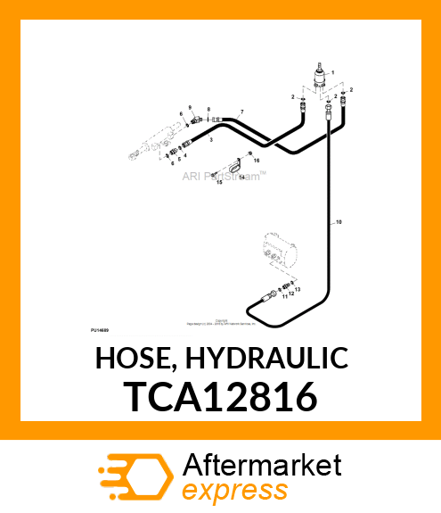 HOSE, HYDRAULIC TCA12816