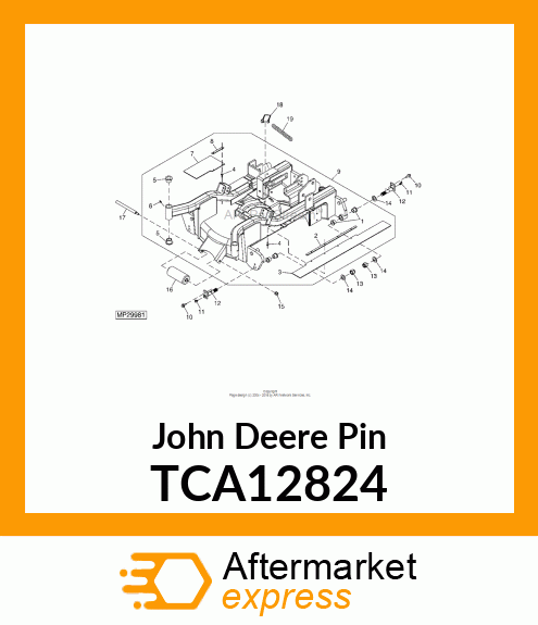 PIVOT, WELDMENT TCA12824