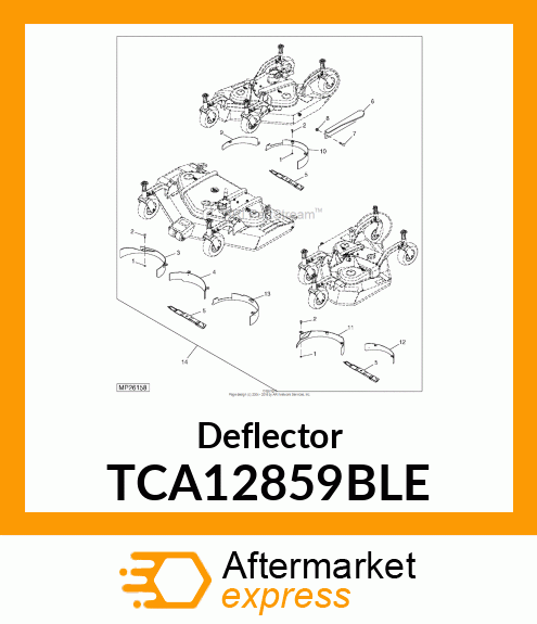 Deflector TCA12859BLE