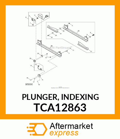 PLUNGER, INDEXING TCA12863