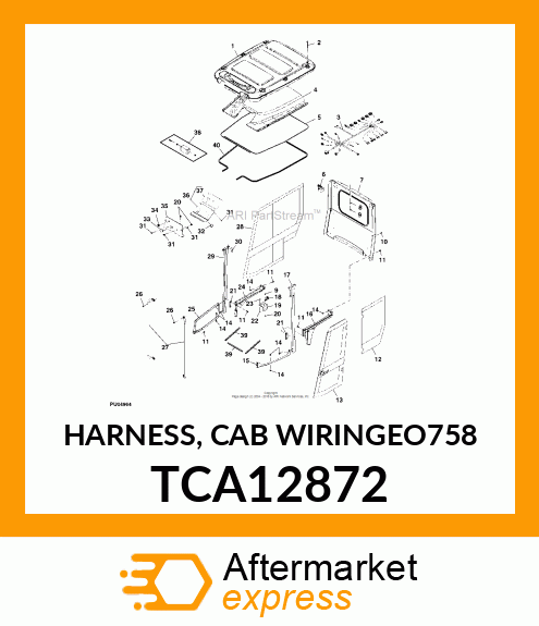 HARNESS, CAB WIRING(EO758) TCA12872