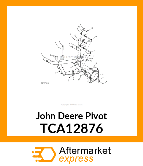 WELD, PIVOT, SWING , M26, JD TCA12876