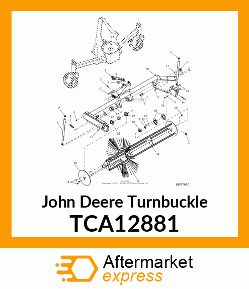 ASSY, TURNBUCKLE, M26, PATTERN, ADJ TCA12881