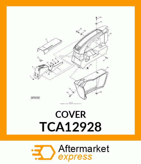 COVER, 2WD TCA12928