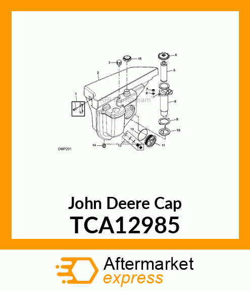 CAP,HYDRAULIC RESERVOIR TCA12985