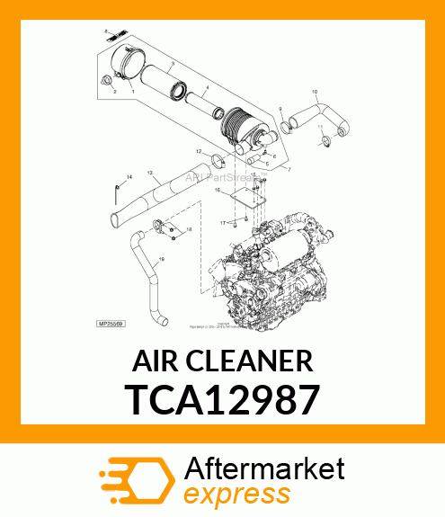 AIR CLEANER TCA12987