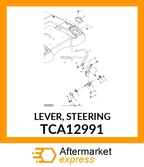 LEVER, STEERING TCA12991