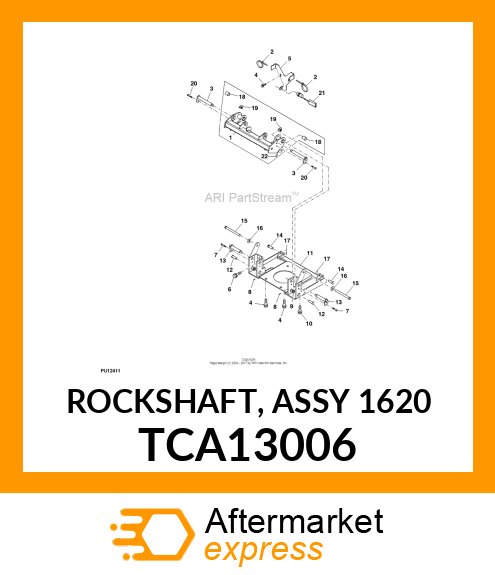 ROCKSHAFT, ASSY (1620) TCA13006