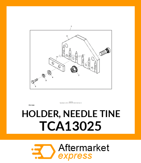 HOLDER, NEEDLE TINE TCA13025