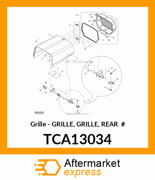 Grille TCA13034