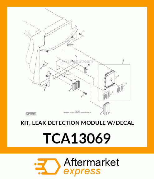 KIT, LEAK DETECTION MODULE W/DECAL TCA13069